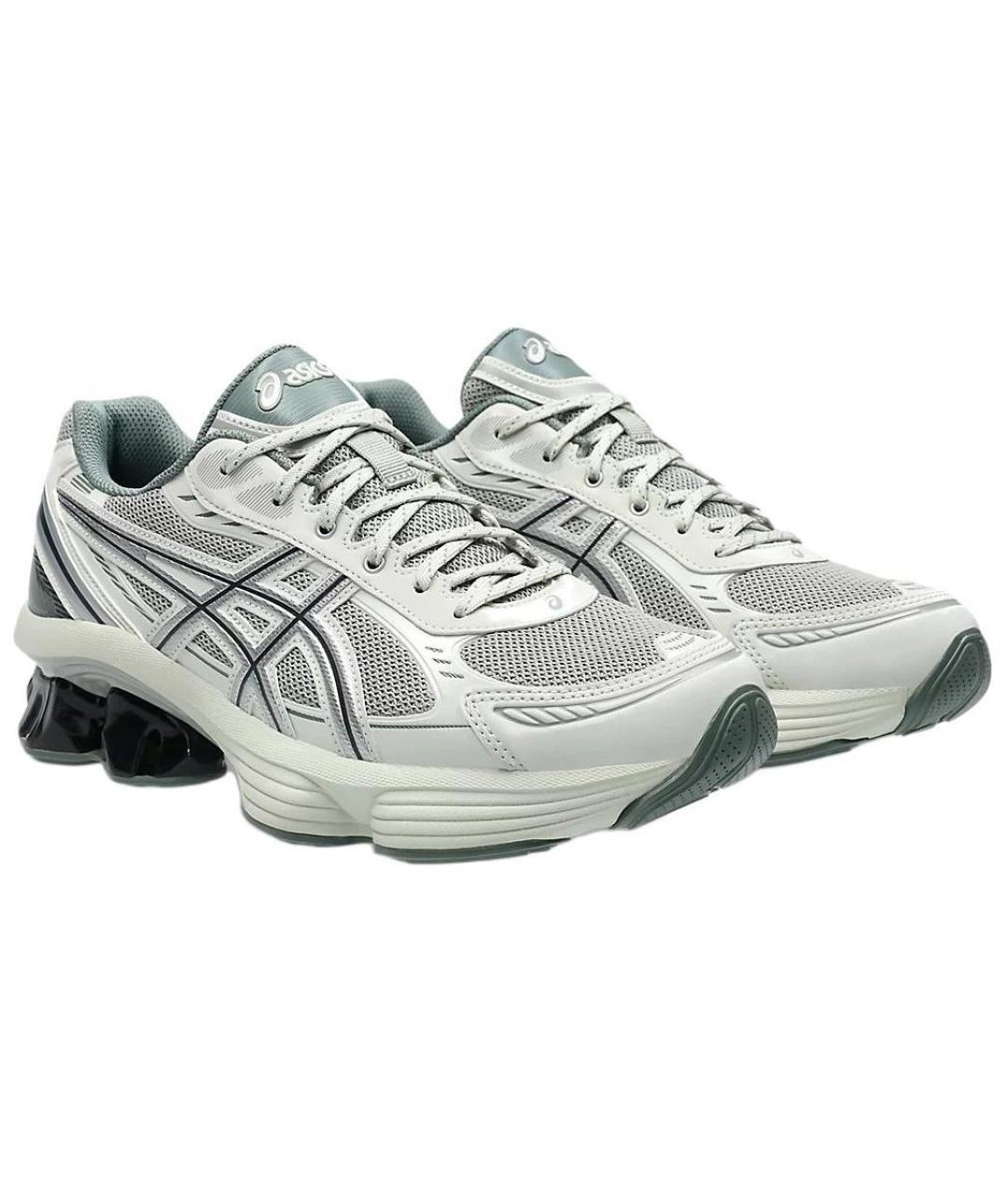 ASICS Серые текстильные кроссовки, фото 2