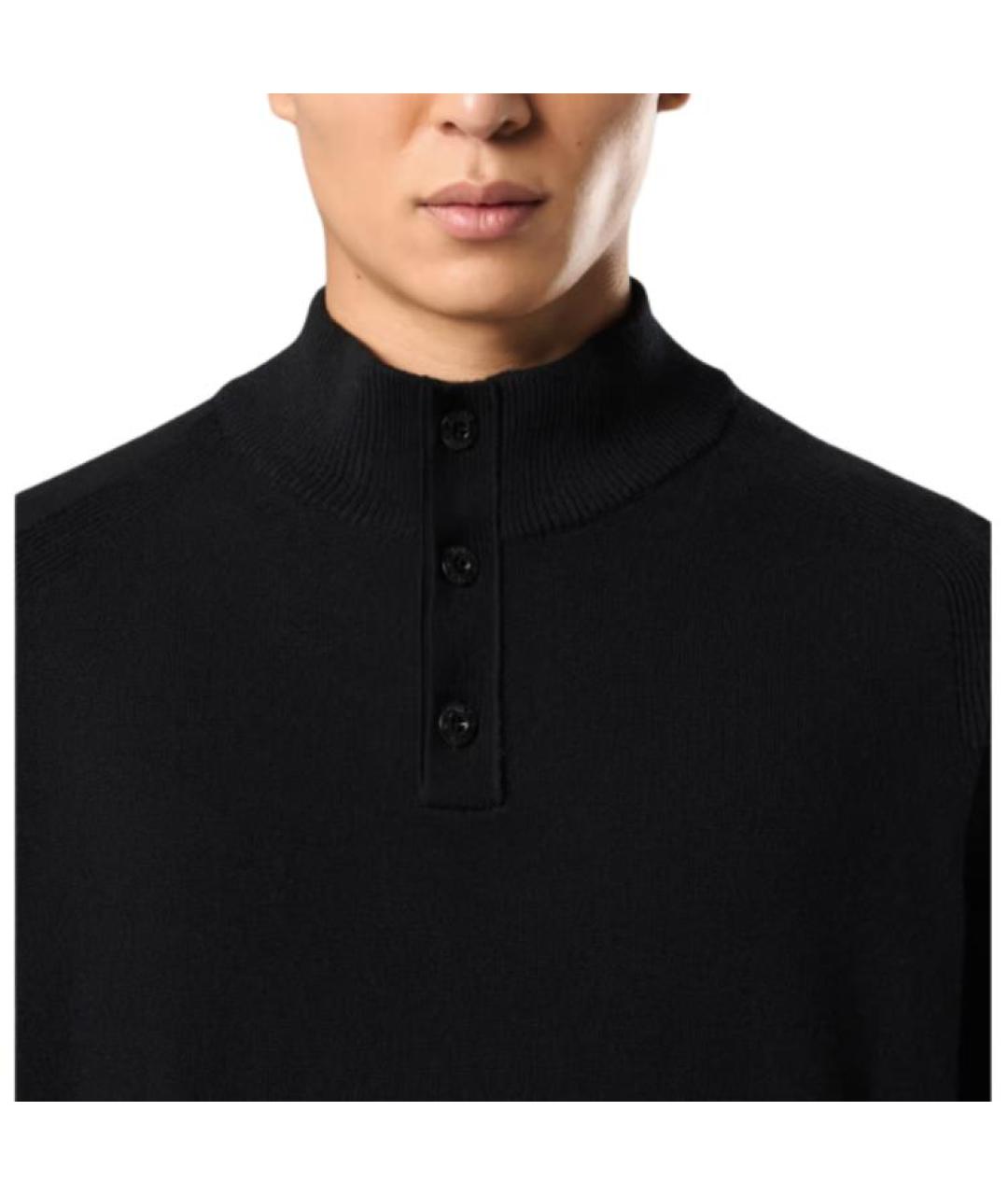 STONE ISLAND Черный джемпер / свитер, фото 3