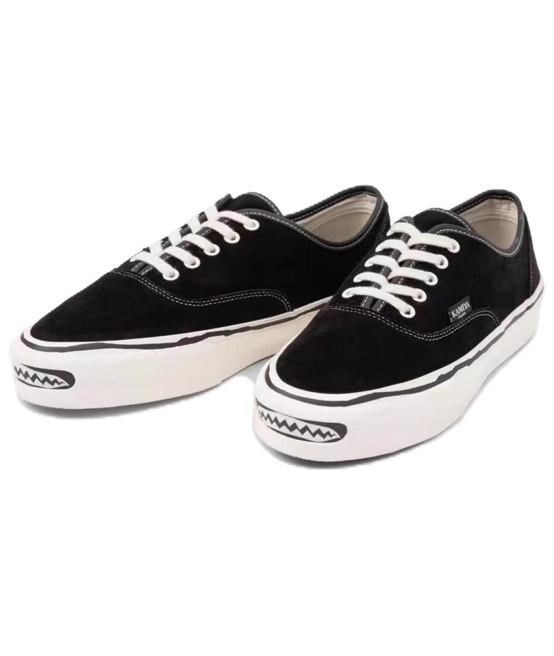 Mihara Yasuhiro Черные текстильные кеды, фото 2