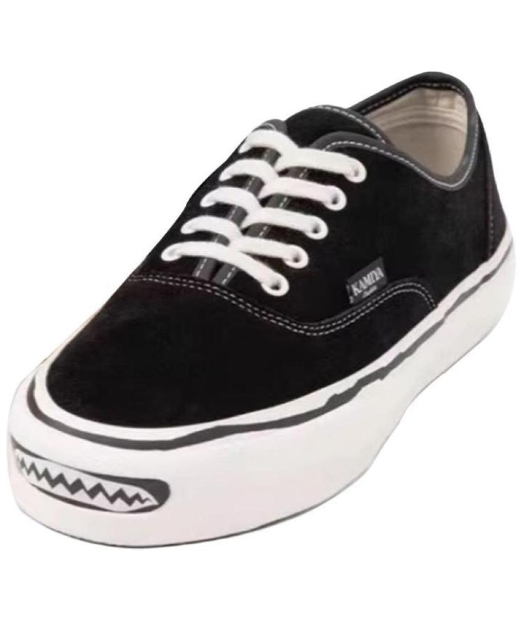 Mihara Yasuhiro Черные текстильные кеды, фото 3