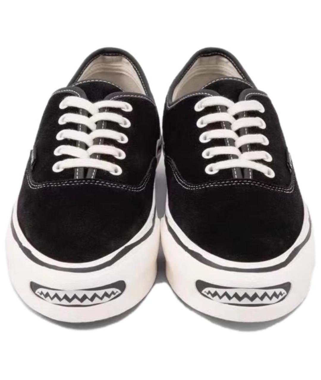 Mihara Yasuhiro Черные текстильные кеды, фото 4