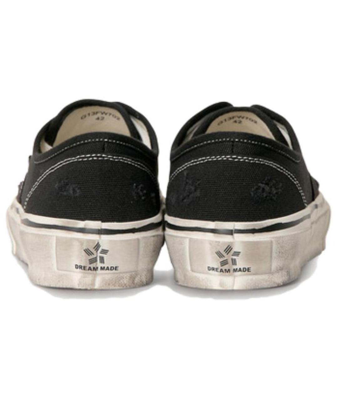 Mihara Yasuhiro Черные текстильные кеды, фото 4