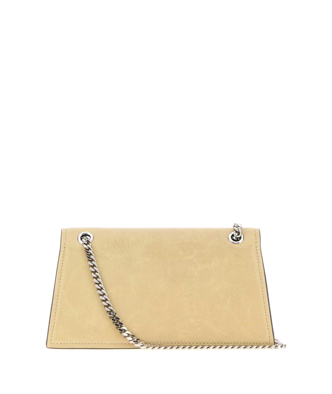 TORY BURCH Бежевая кожаная сумка через плечо, фото 3
