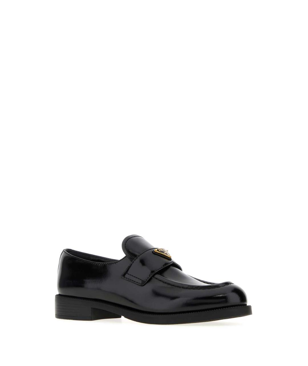 PRADA Черные кожаные лоферы, фото 2