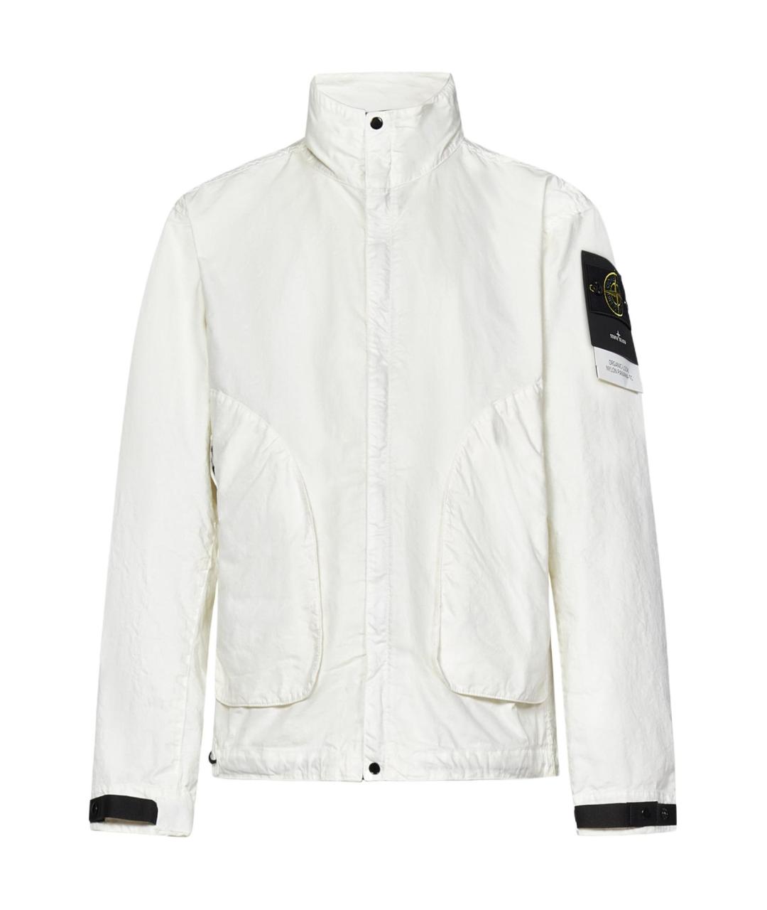 STONE ISLAND Белая куртка, фото 2
