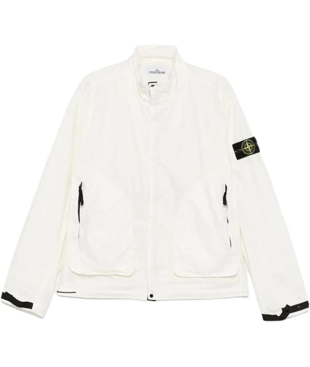 STONE ISLAND Белая куртка, фото 1