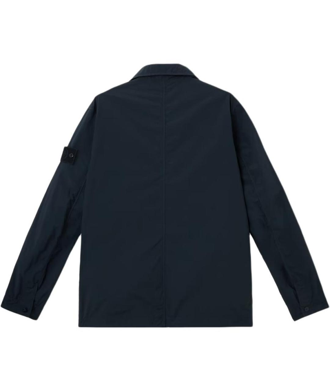 STONE ISLAND Темно-синяя куртка, фото 2