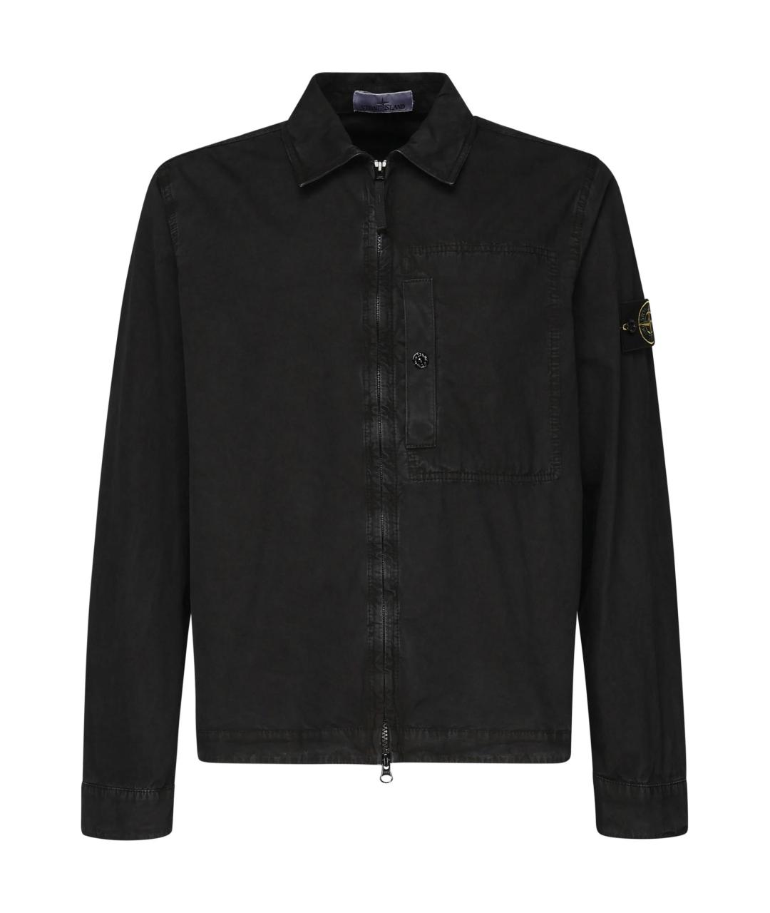 STONE ISLAND Черная куртка, фото 1
