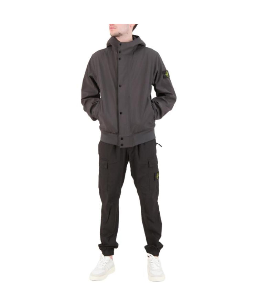 STONE ISLAND Антрацитовая куртка, фото 6