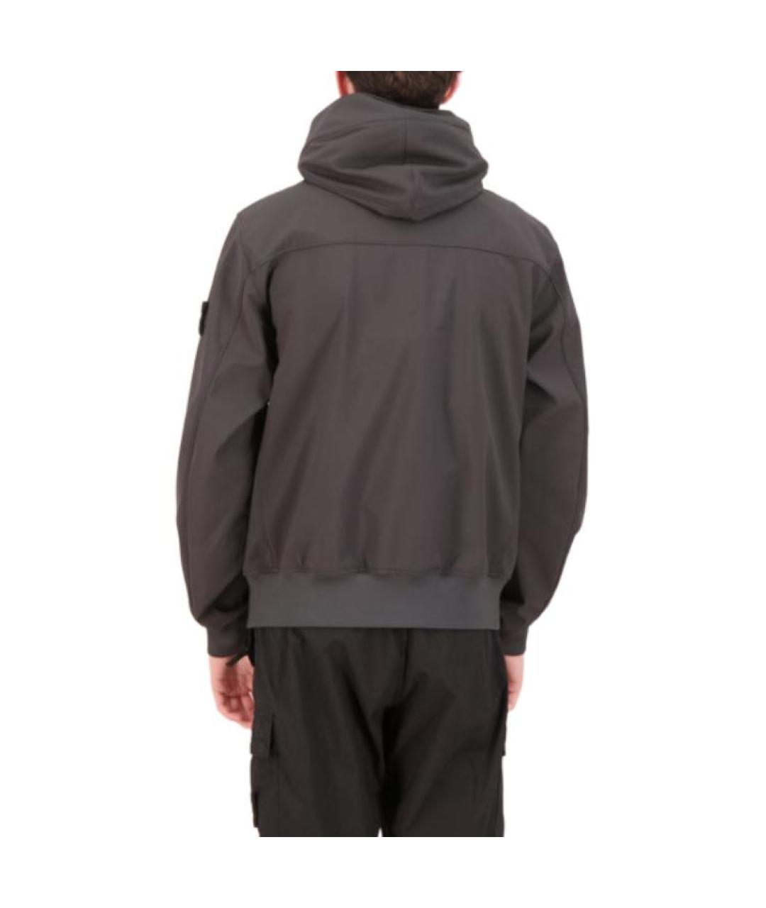 STONE ISLAND Антрацитовая куртка, фото 4