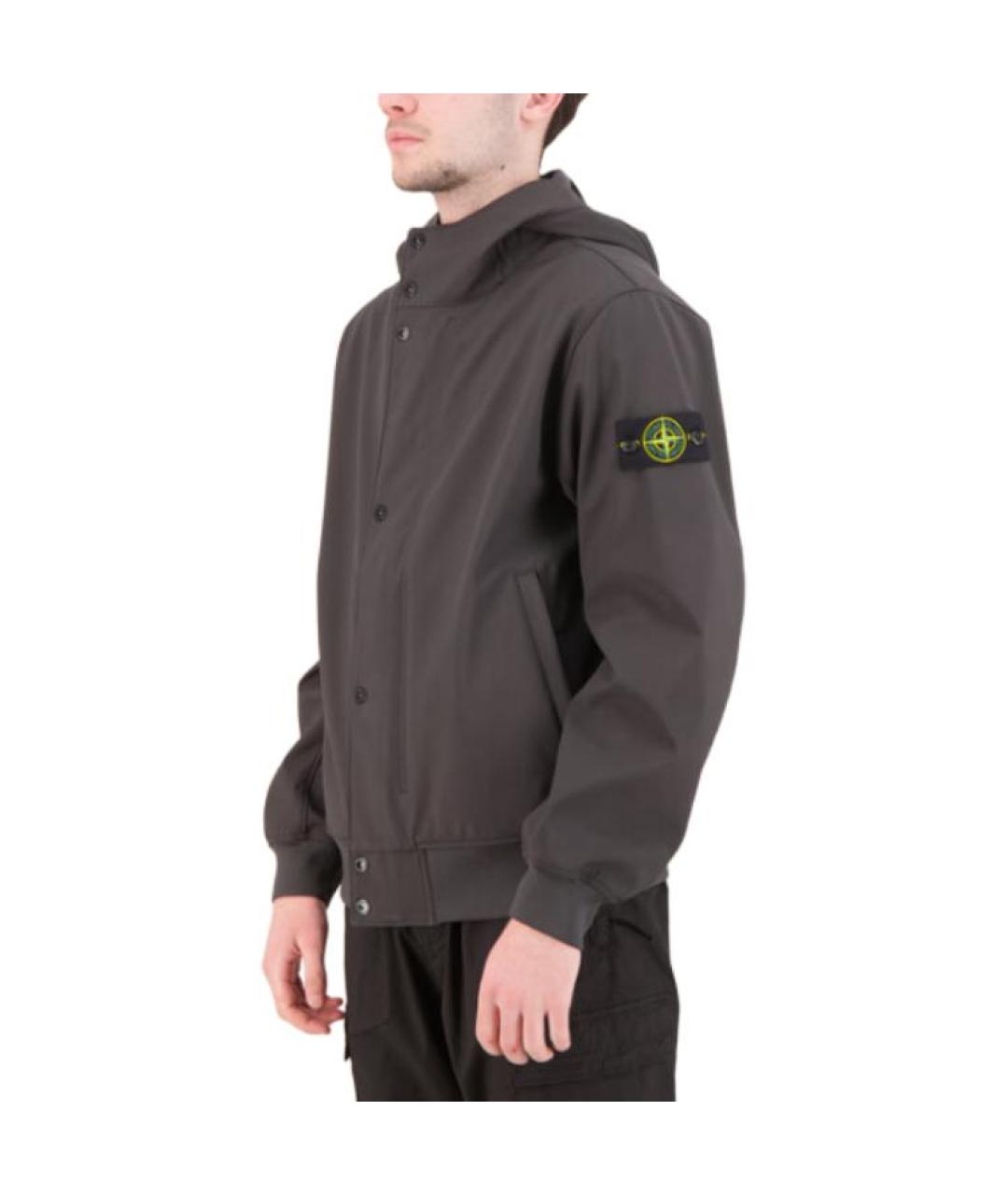 STONE ISLAND Антрацитовая куртка, фото 5
