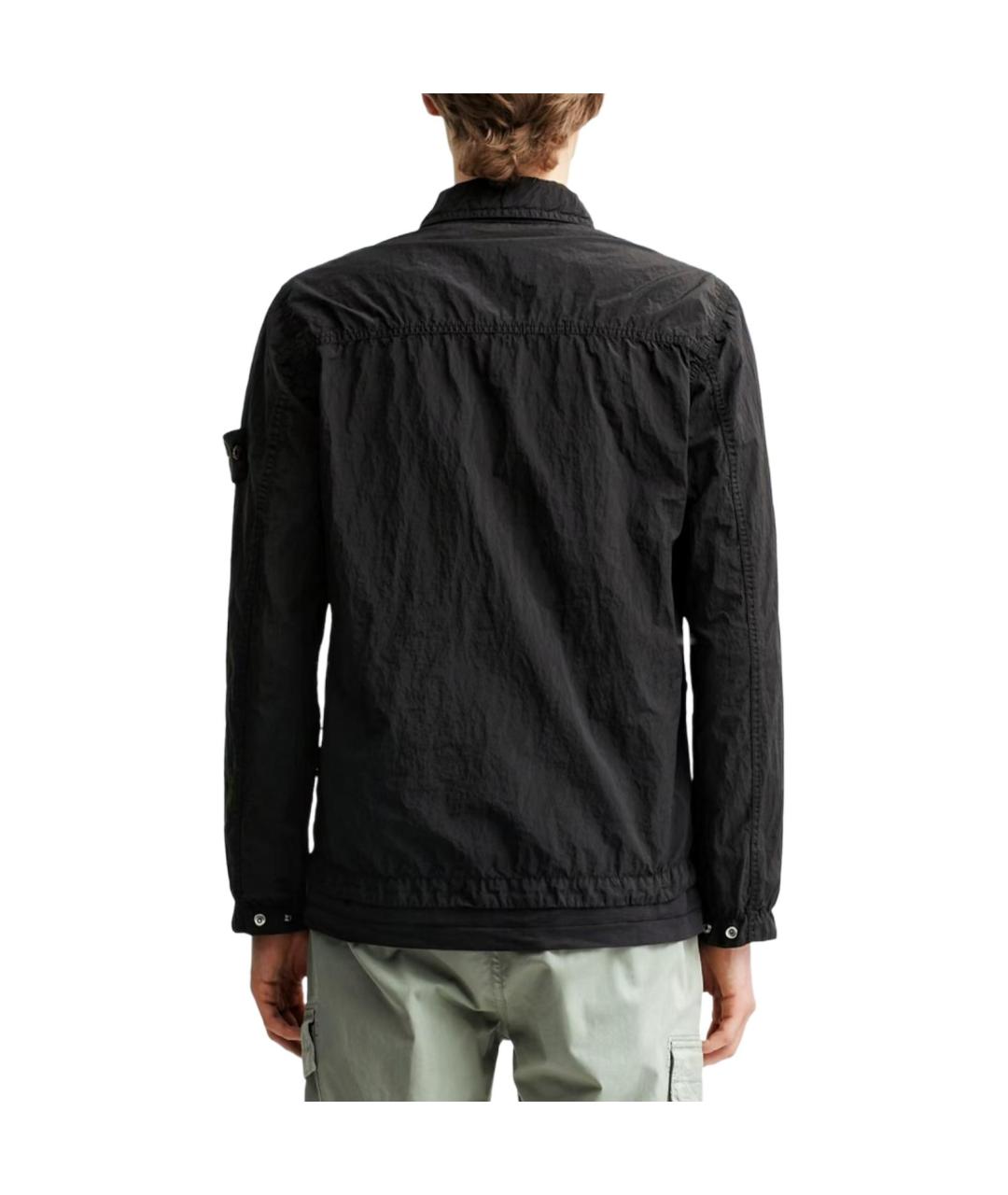 STONE ISLAND Черная куртка, фото 4
