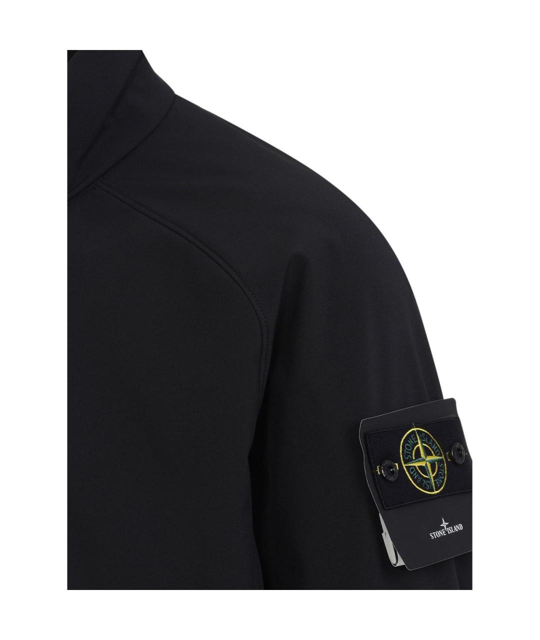STONE ISLAND Черная куртка, фото 3