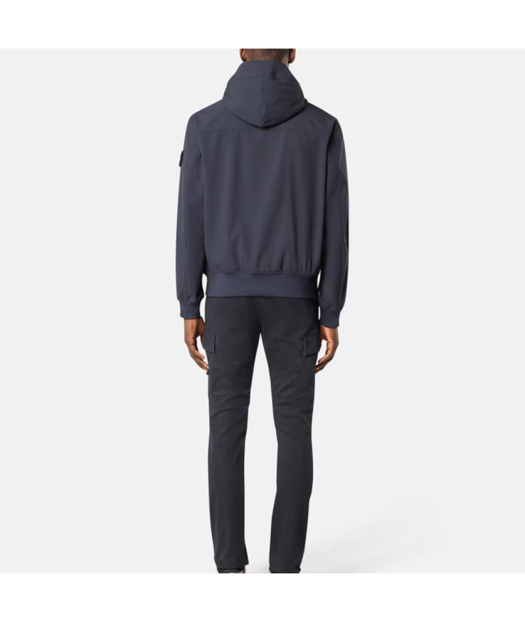 STONE ISLAND Темно-синяя куртка, фото 4