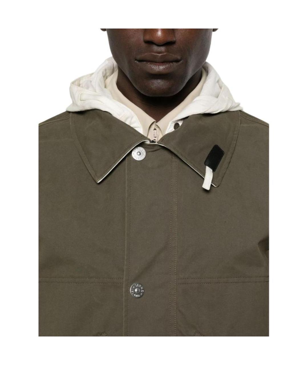 STONE ISLAND Зеленая куртка, фото 5