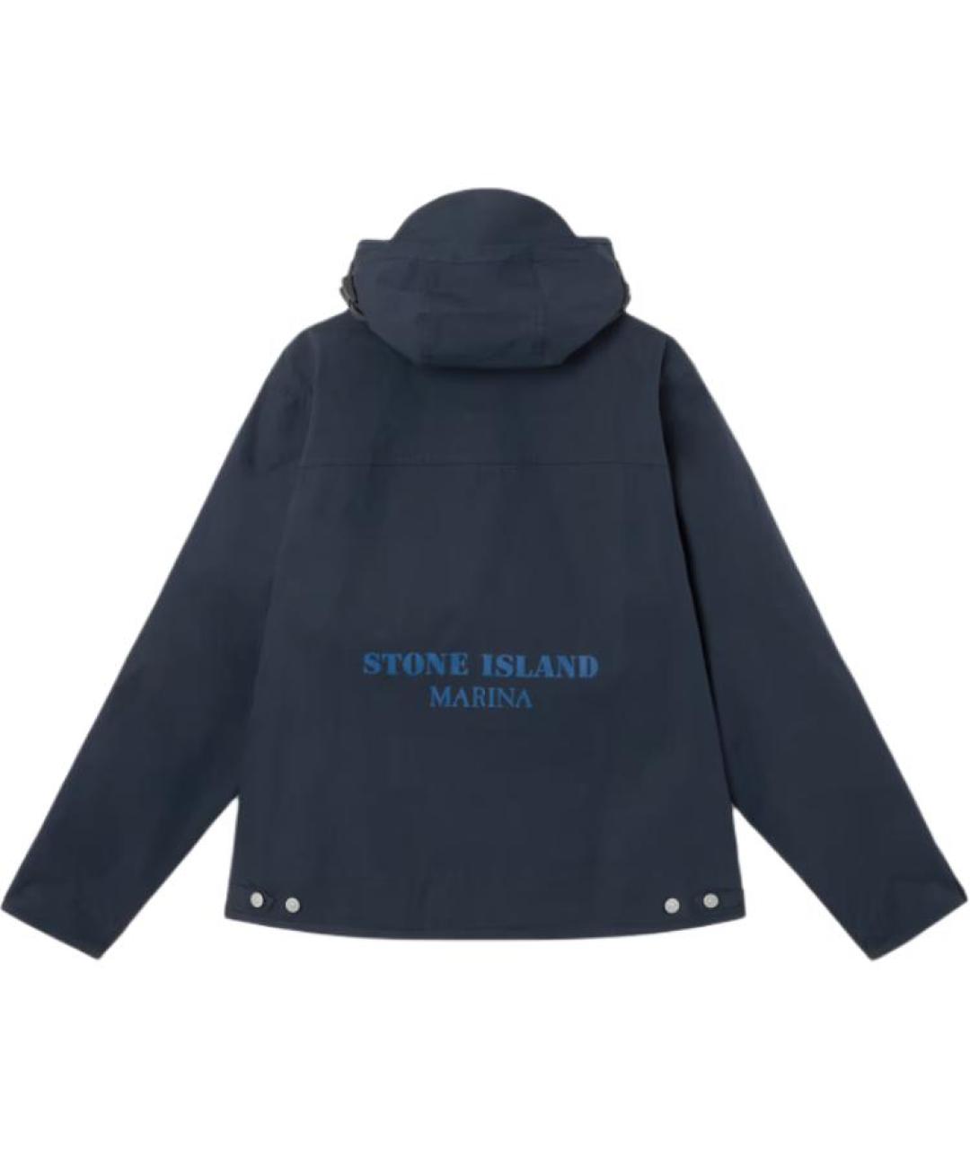 STONE ISLAND Темно-синяя куртка, фото 2