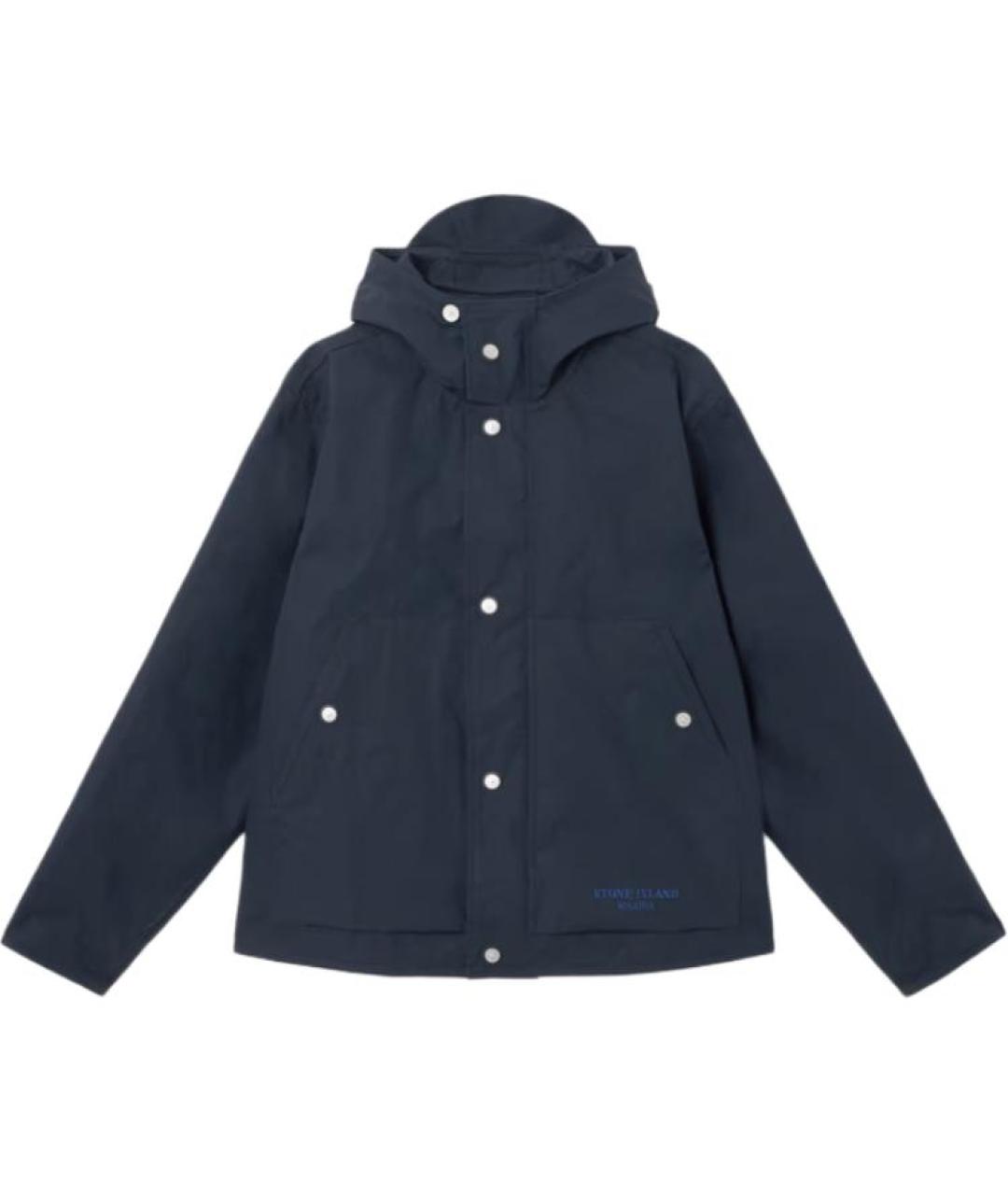 STONE ISLAND Темно-синяя куртка, фото 1