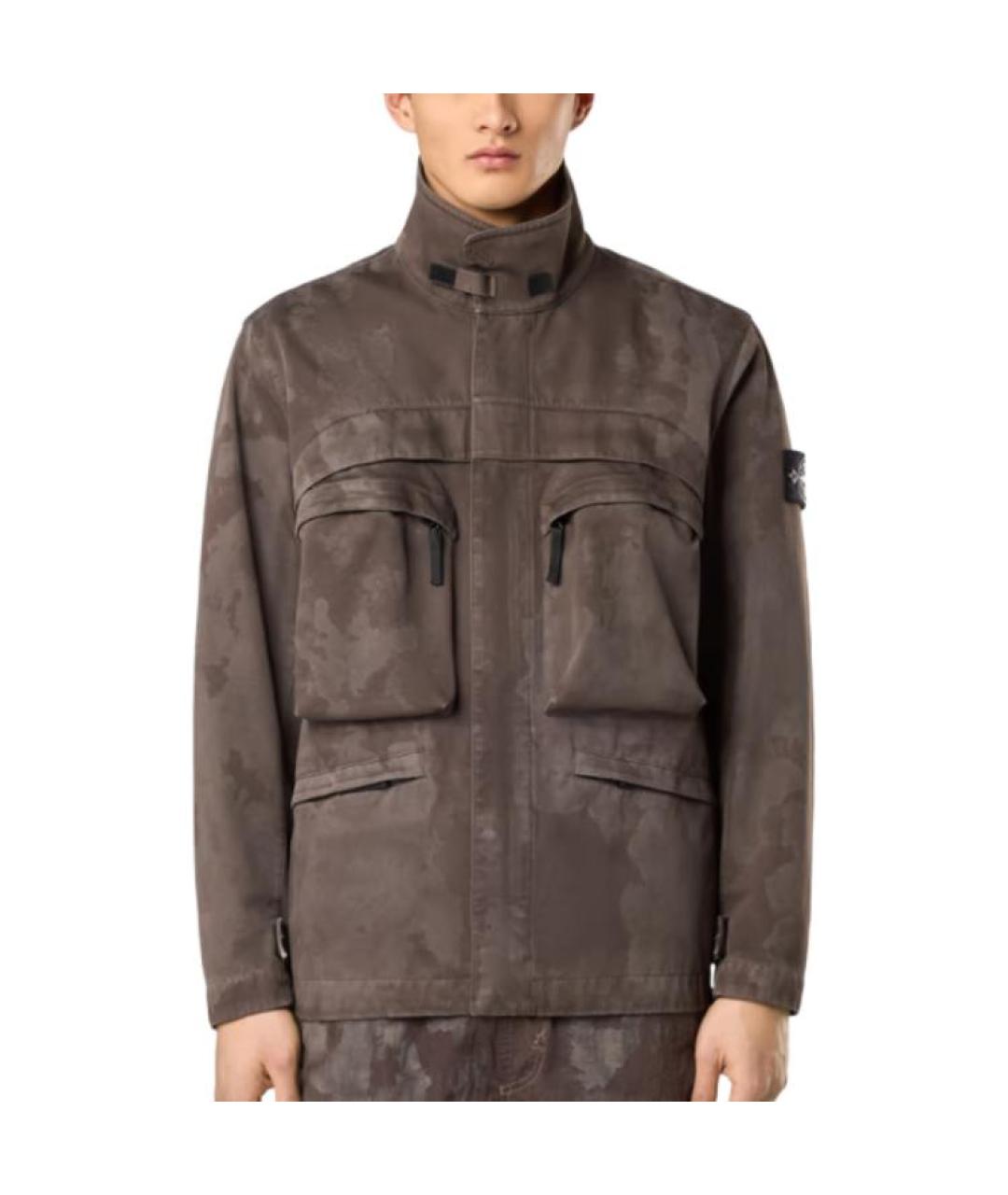 STONE ISLAND Хаки куртка, фото 4