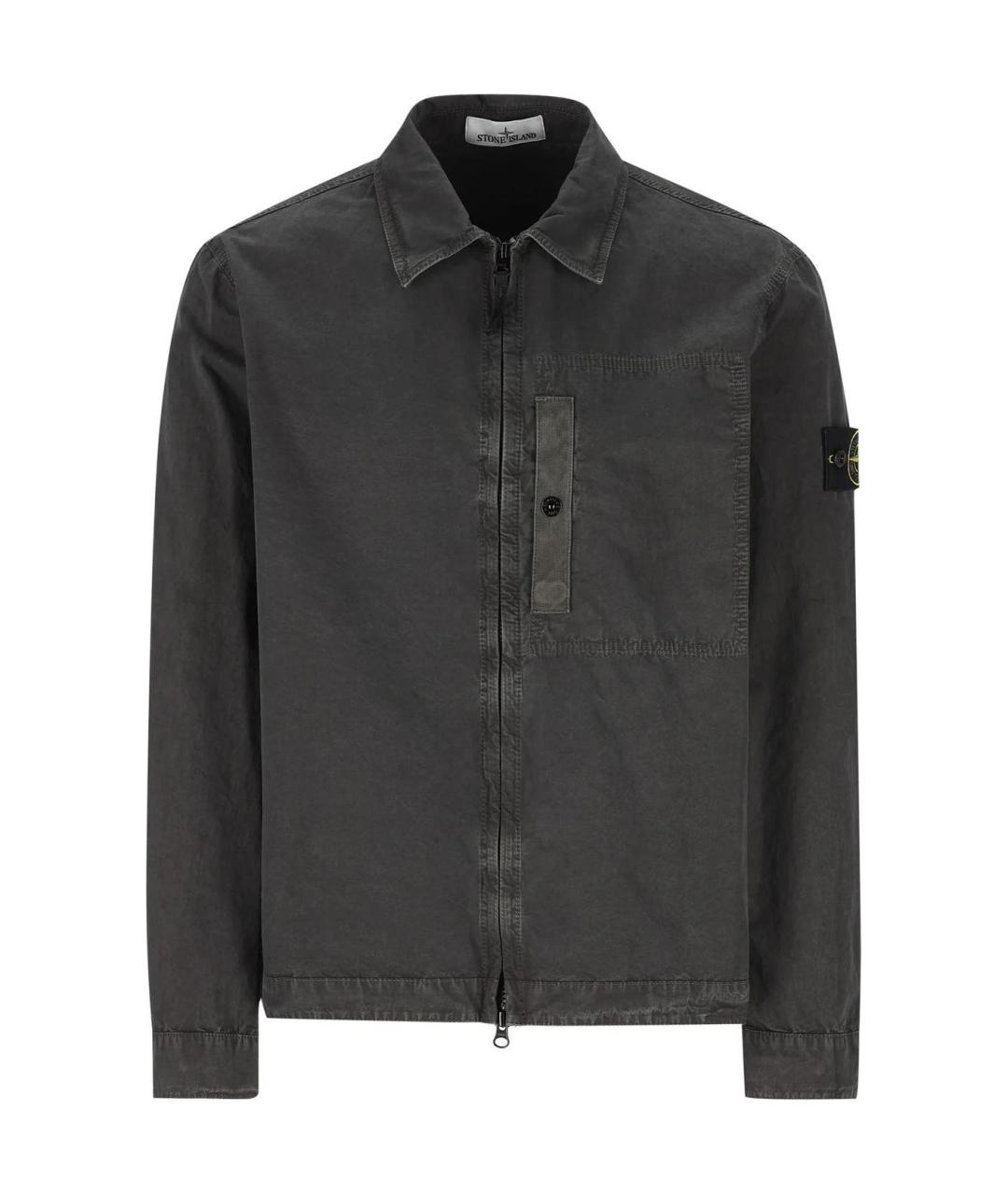 STONE ISLAND Антрацитовая куртка, фото 1