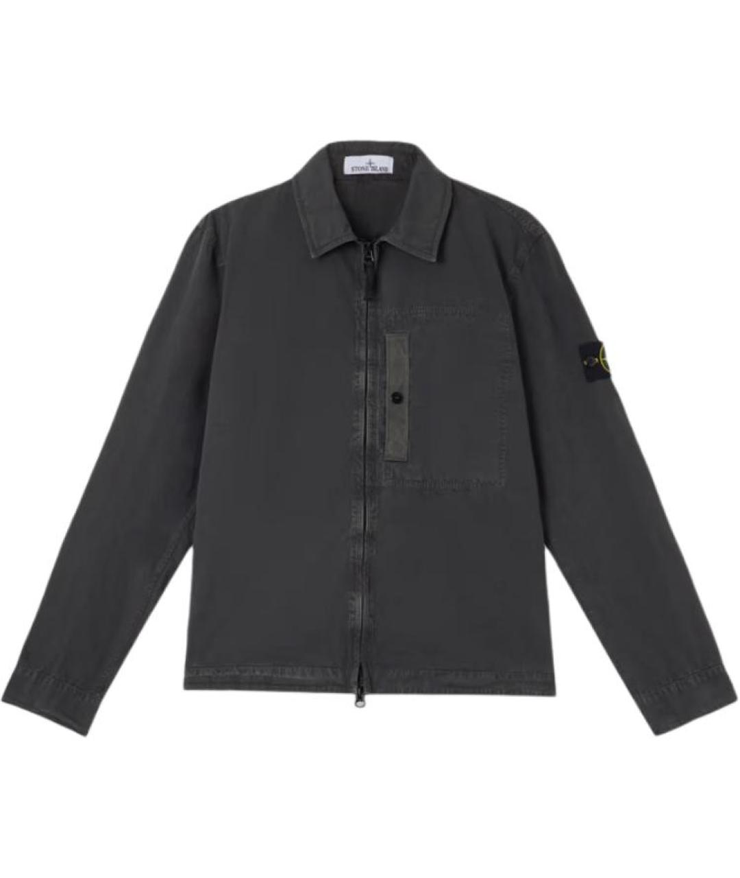 STONE ISLAND Антрацитовая куртка, фото 3