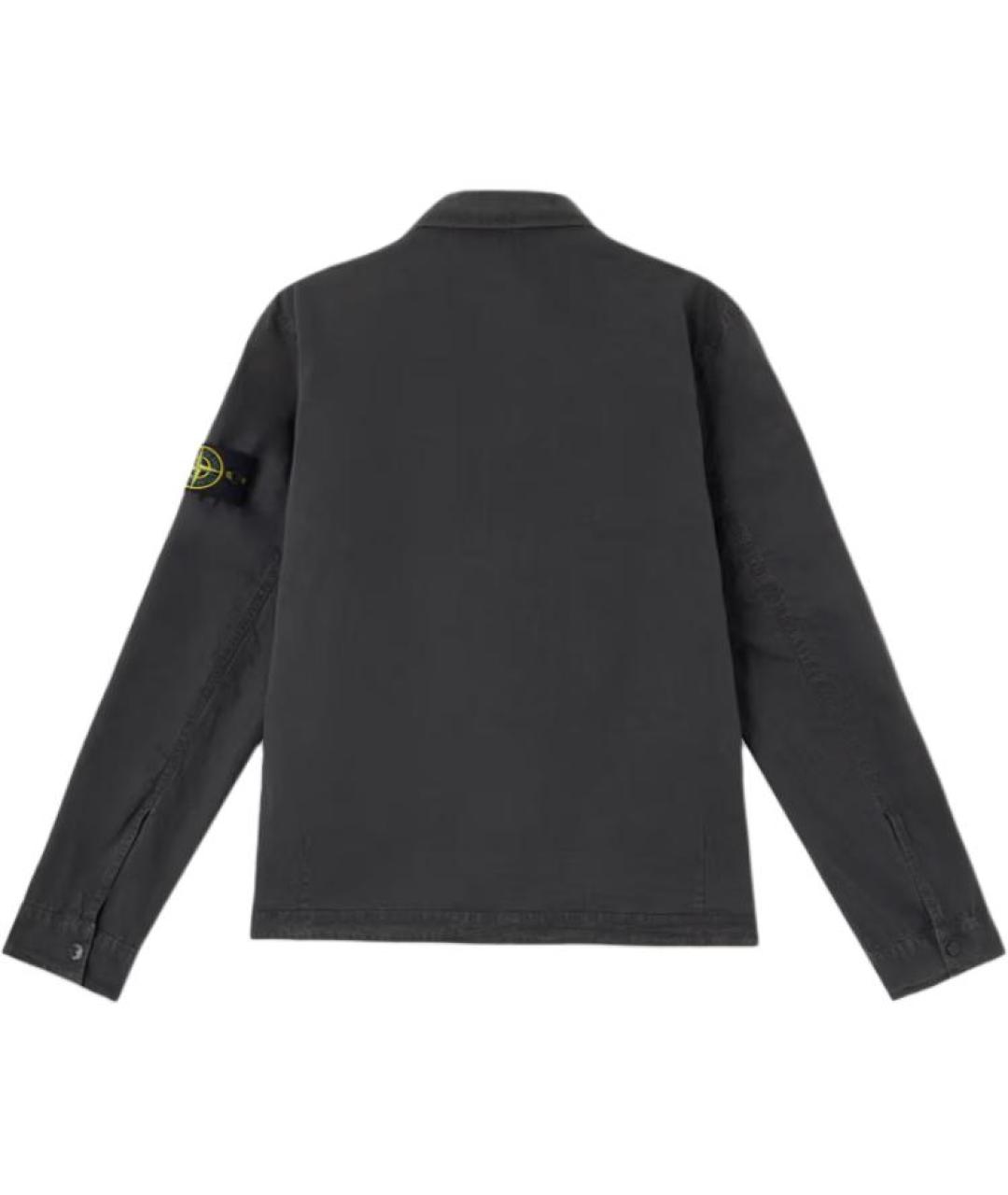 STONE ISLAND Антрацитовая куртка, фото 4