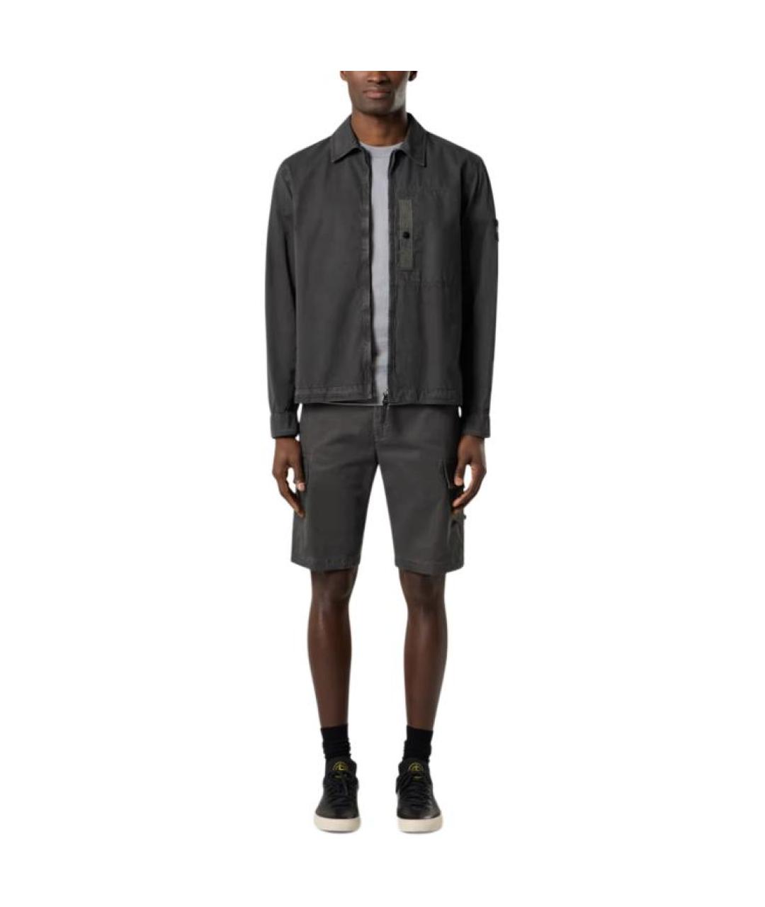 STONE ISLAND Антрацитовая куртка, фото 5