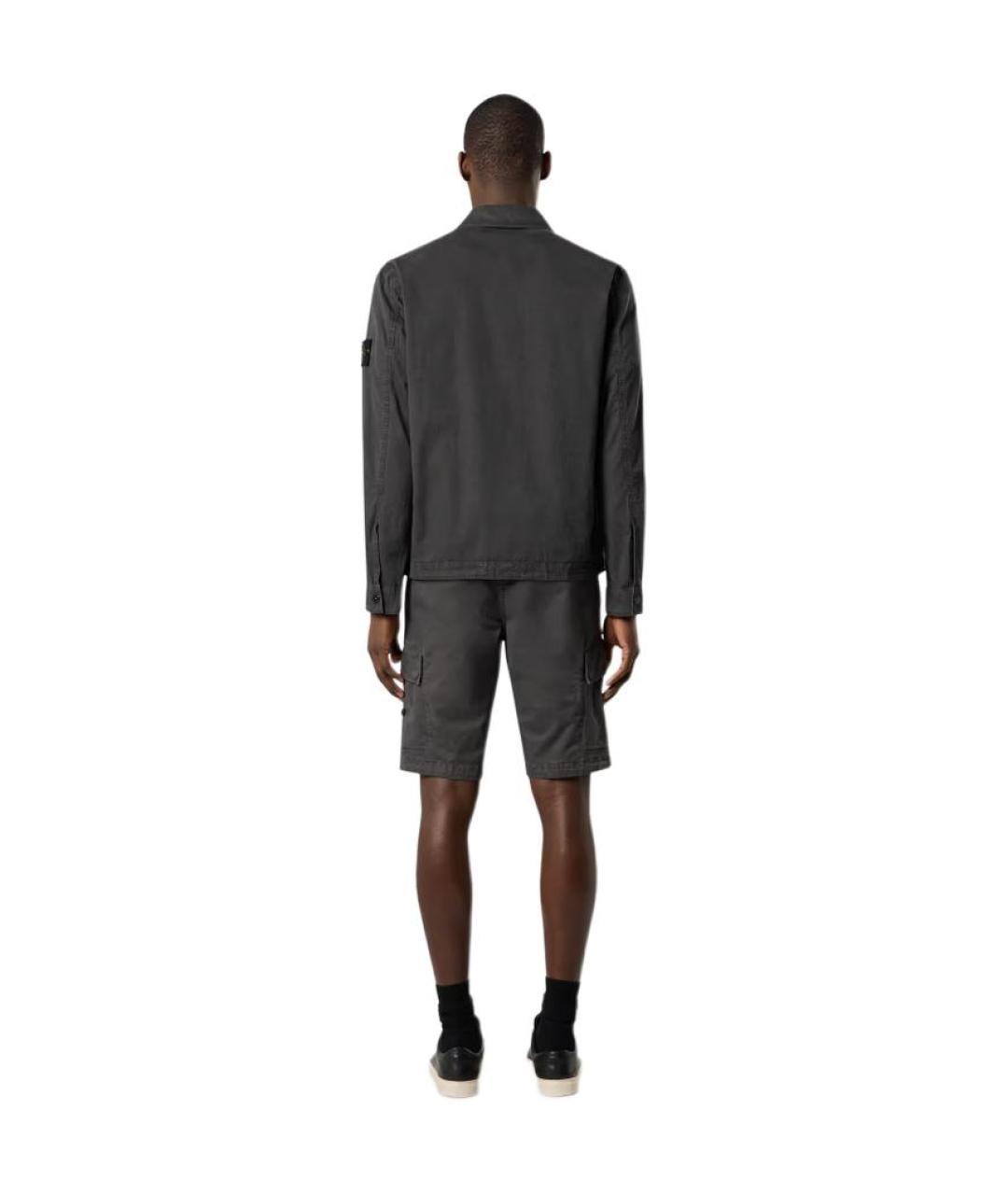 STONE ISLAND Антрацитовая куртка, фото 7