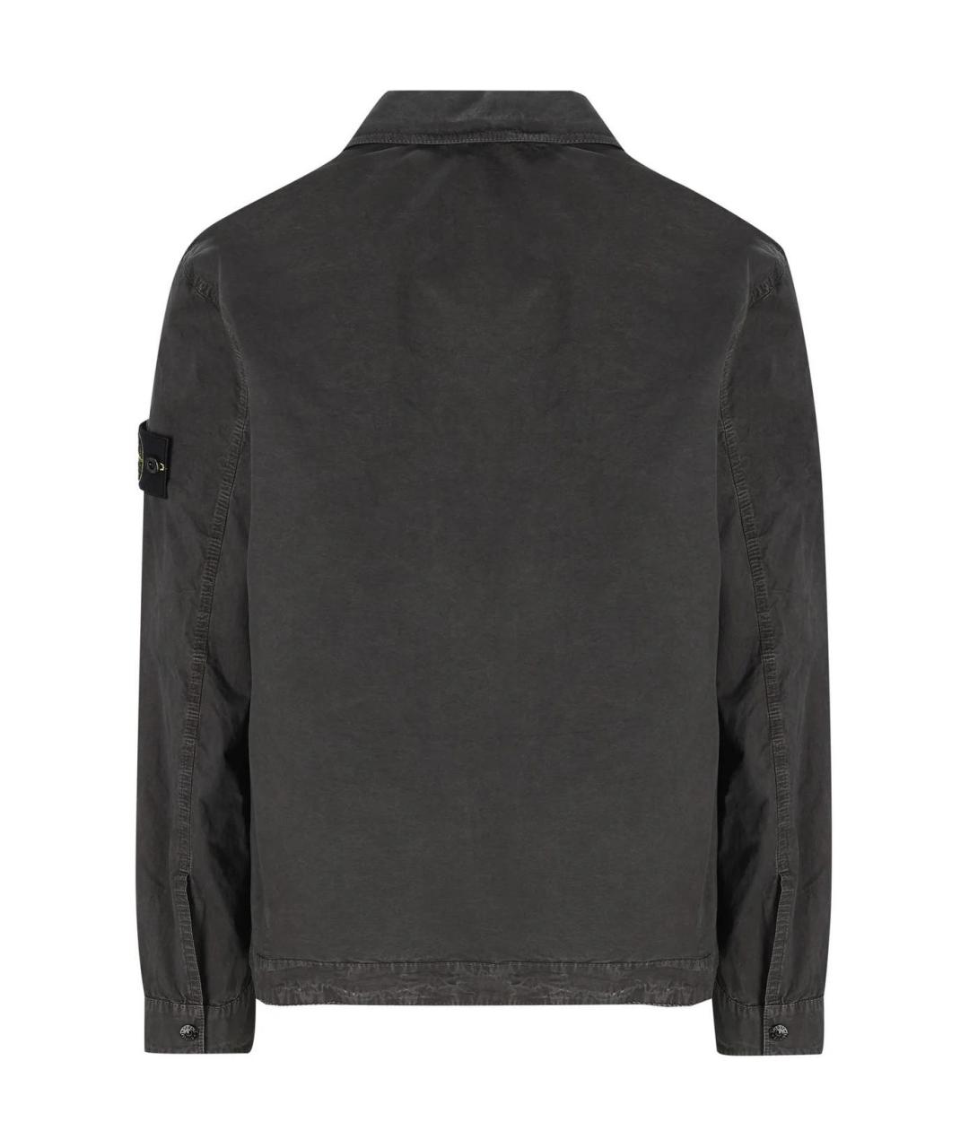 STONE ISLAND Антрацитовая куртка, фото 2