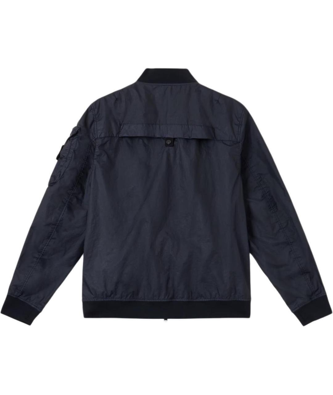 STONE ISLAND Темно-синяя куртка, фото 2