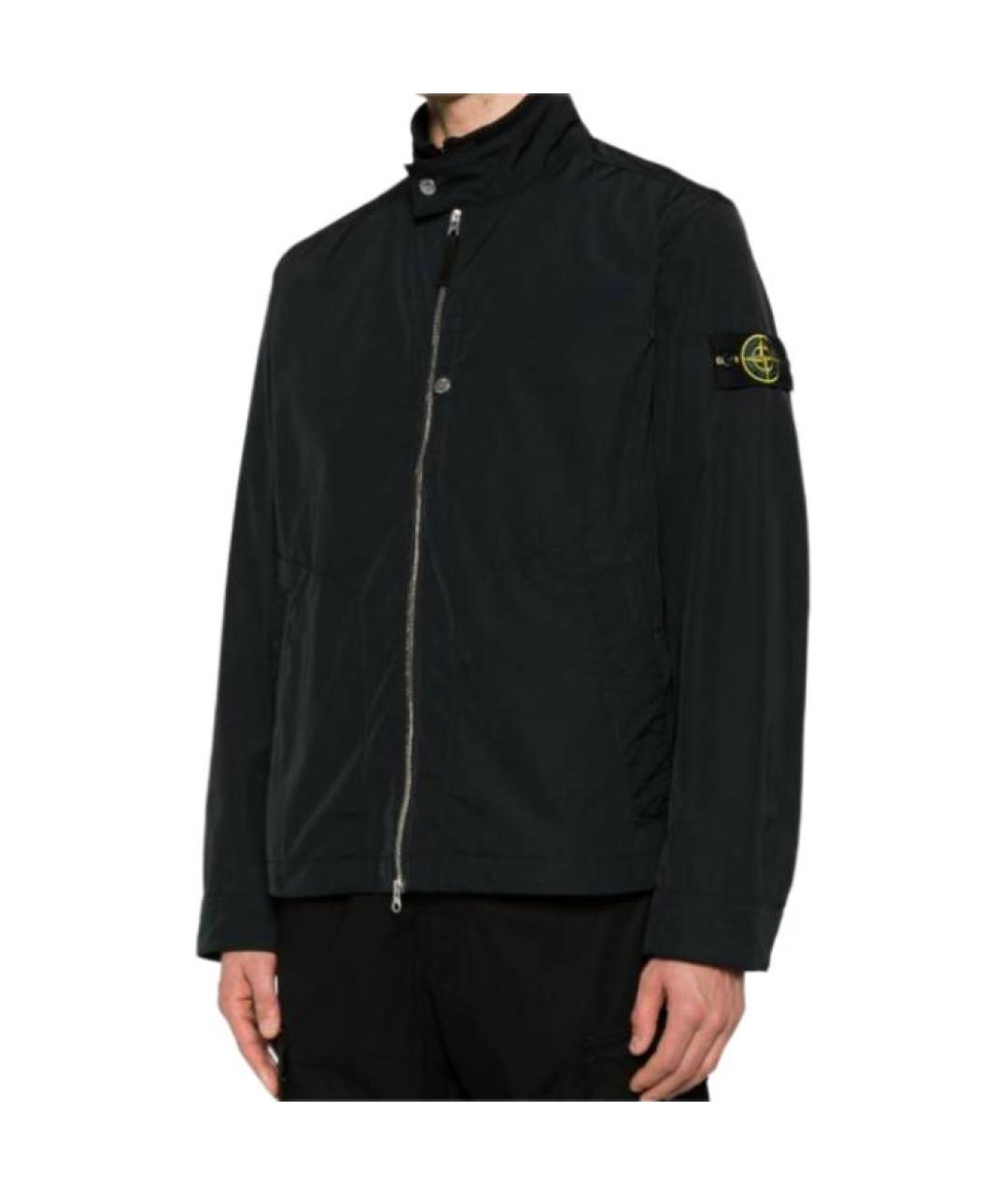 STONE ISLAND Черная куртка, фото 3