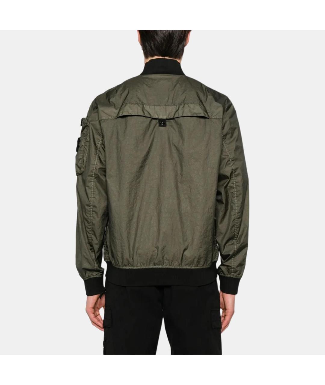 STONE ISLAND Зеленая куртка, фото 3