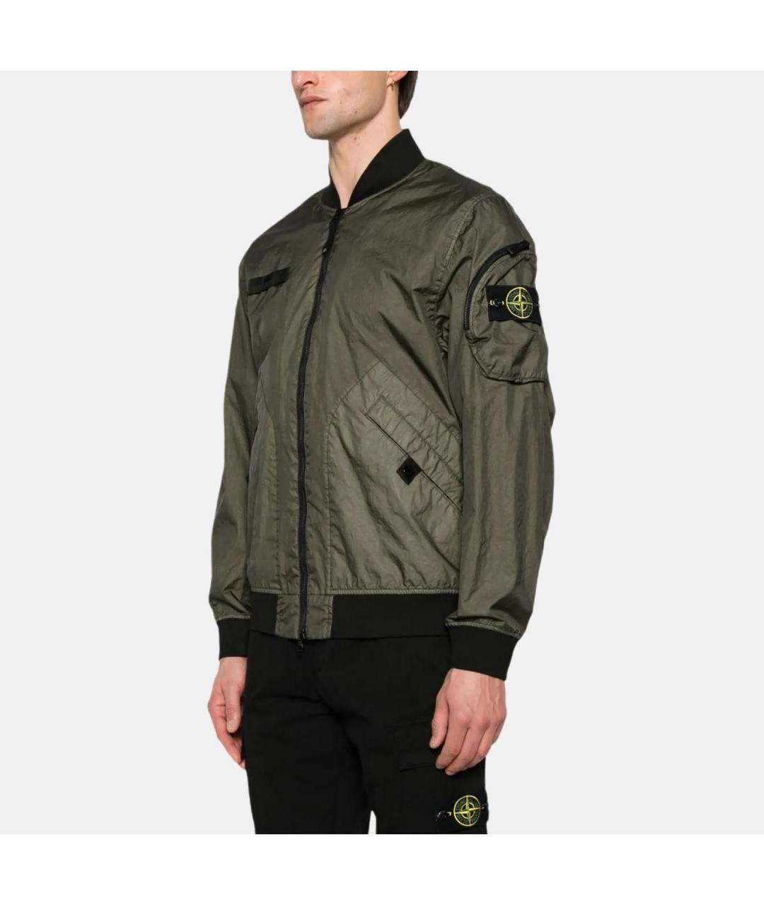 STONE ISLAND Зеленая куртка, фото 2