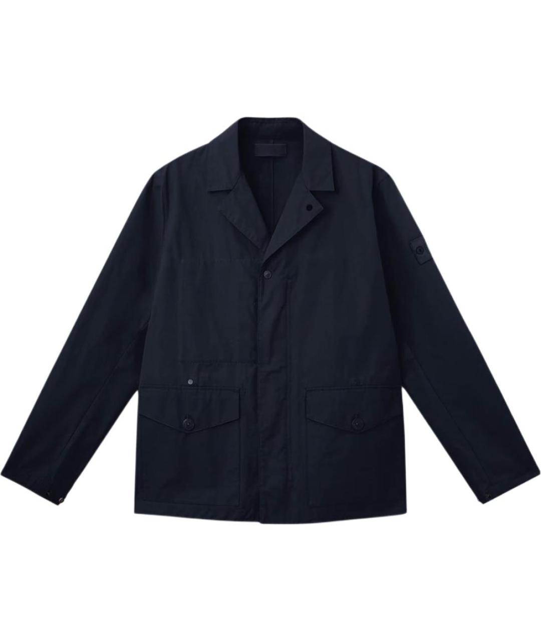 STONE ISLAND Темно-синяя куртка, фото 1
