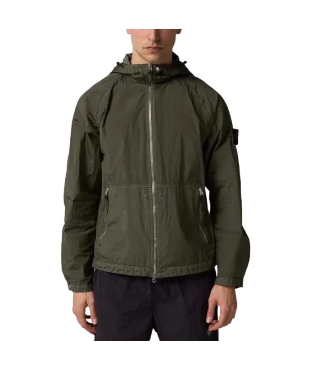 STONE ISLAND Зеленая куртка, фото 3