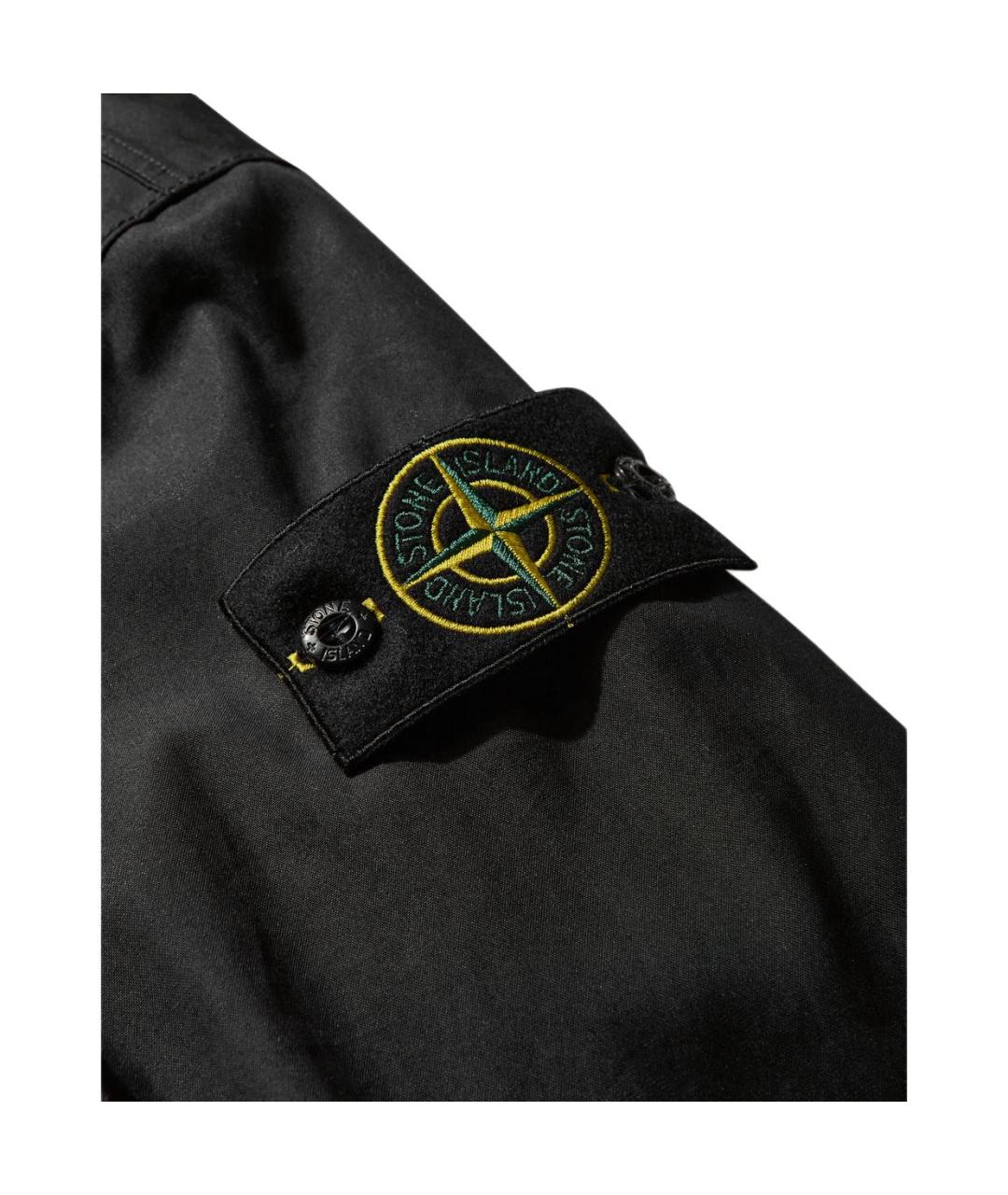STONE ISLAND Черная куртка, фото 3