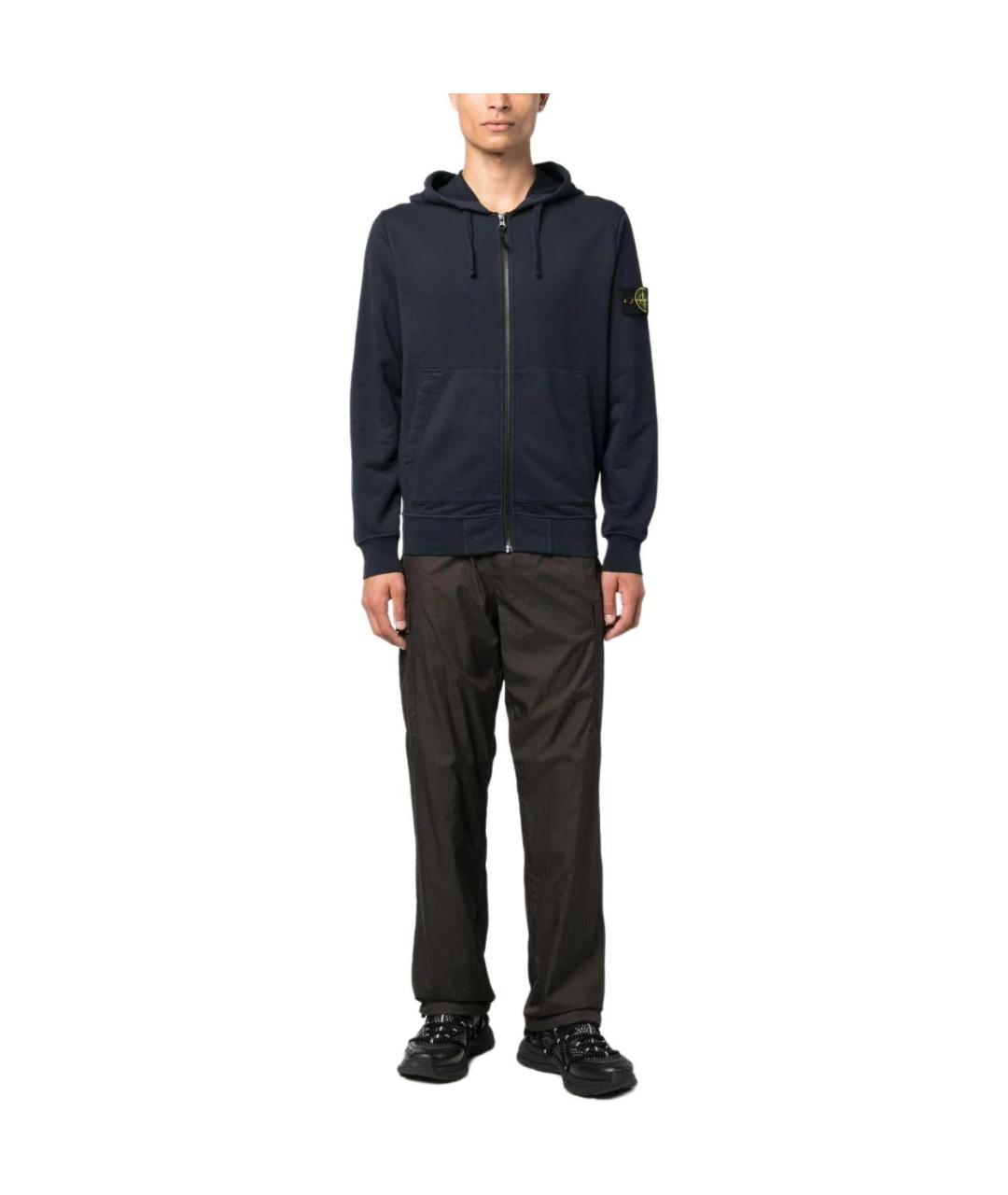 STONE ISLAND Темно-синяя куртка, фото 3