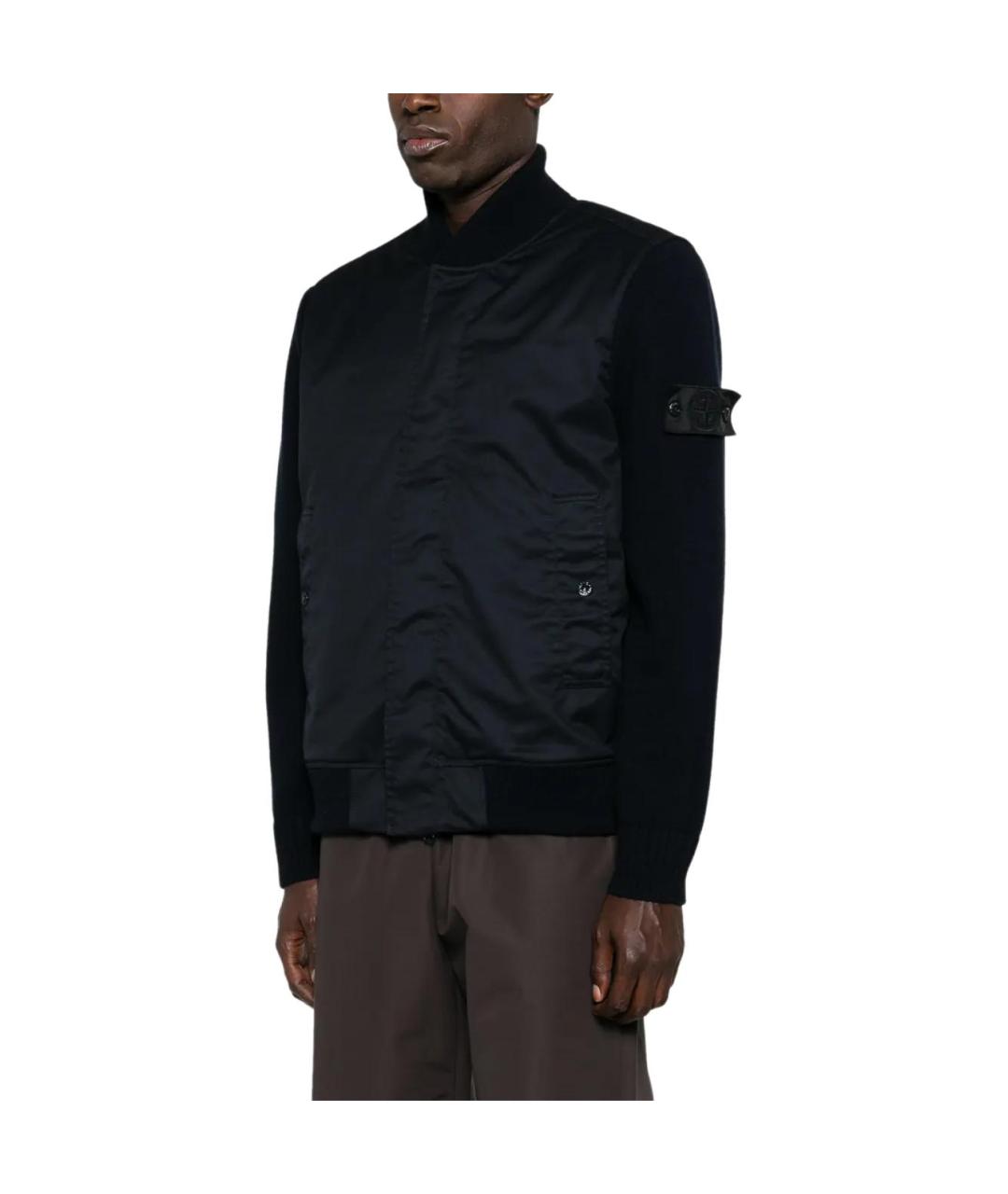 STONE ISLAND Темно-синяя куртка, фото 3