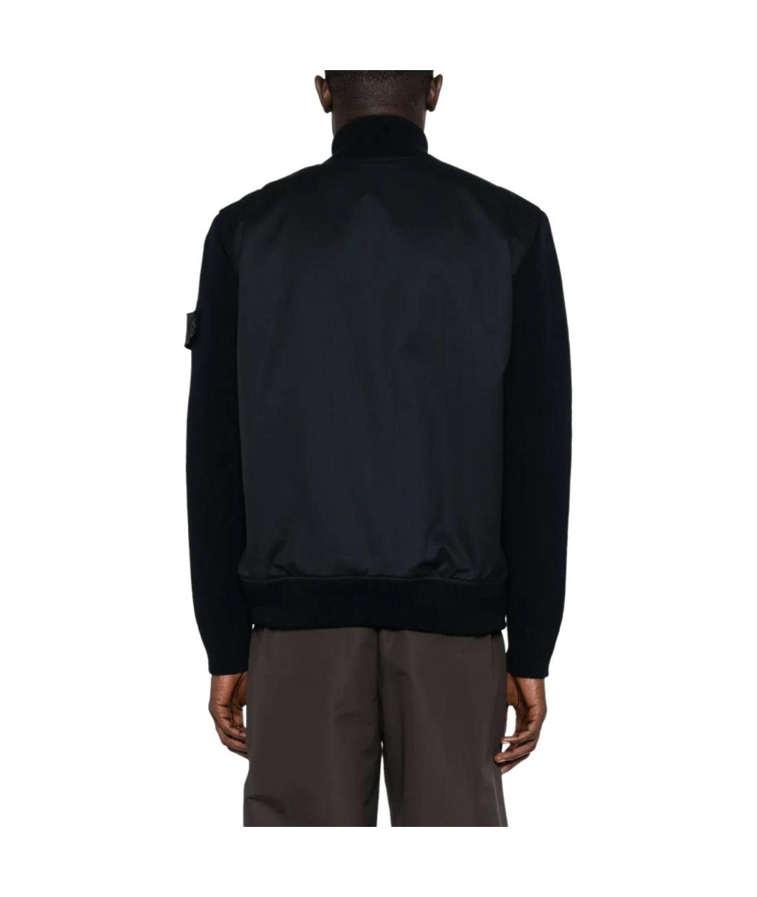 STONE ISLAND Темно-синяя куртка, фото 4