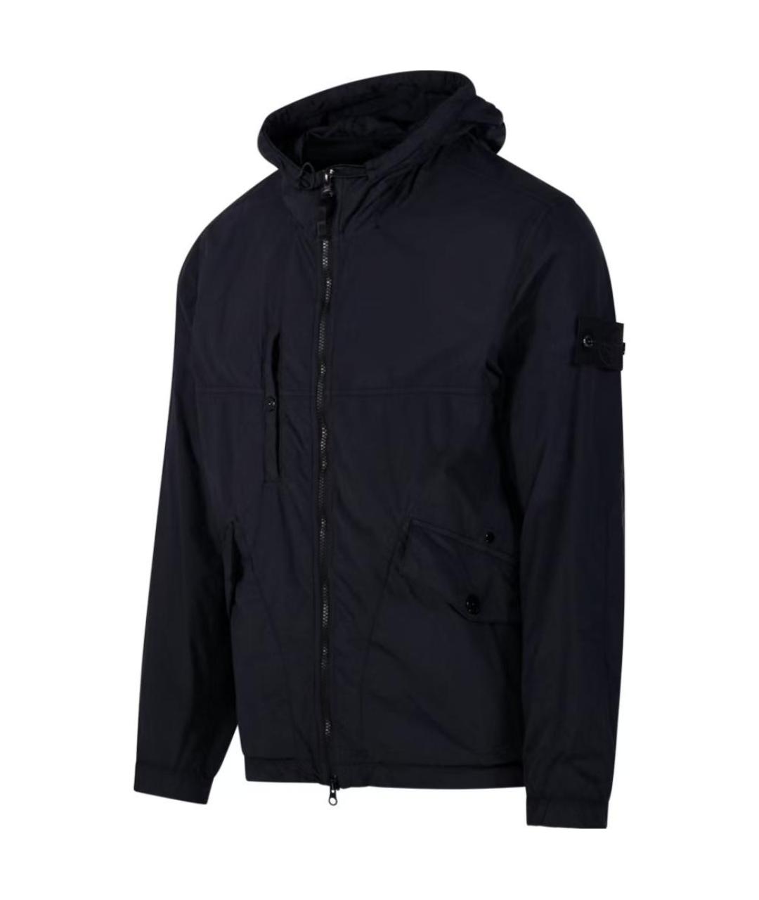 STONE ISLAND Черная куртка, фото 3