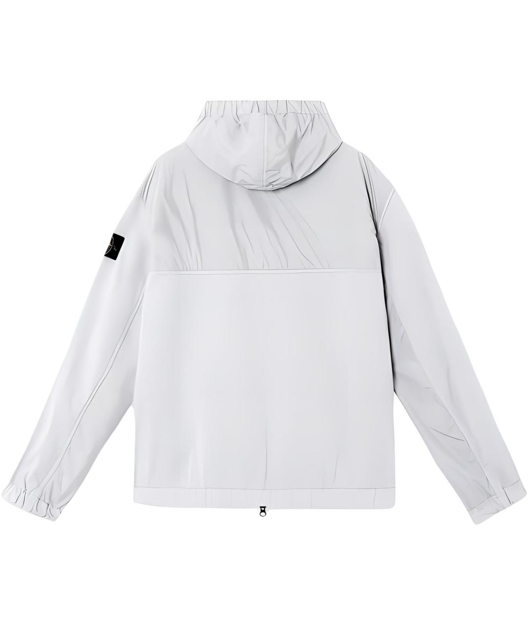 STONE ISLAND Серебряная куртка, фото 2