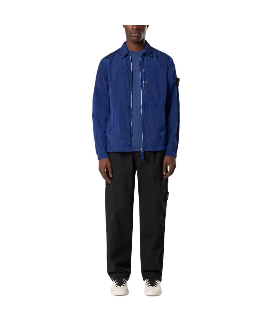 STONE ISLAND Синяя куртка, фото 3