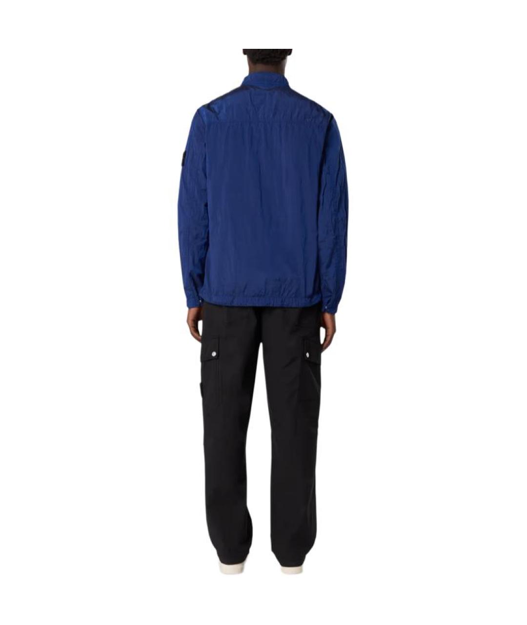 STONE ISLAND Синяя куртка, фото 4