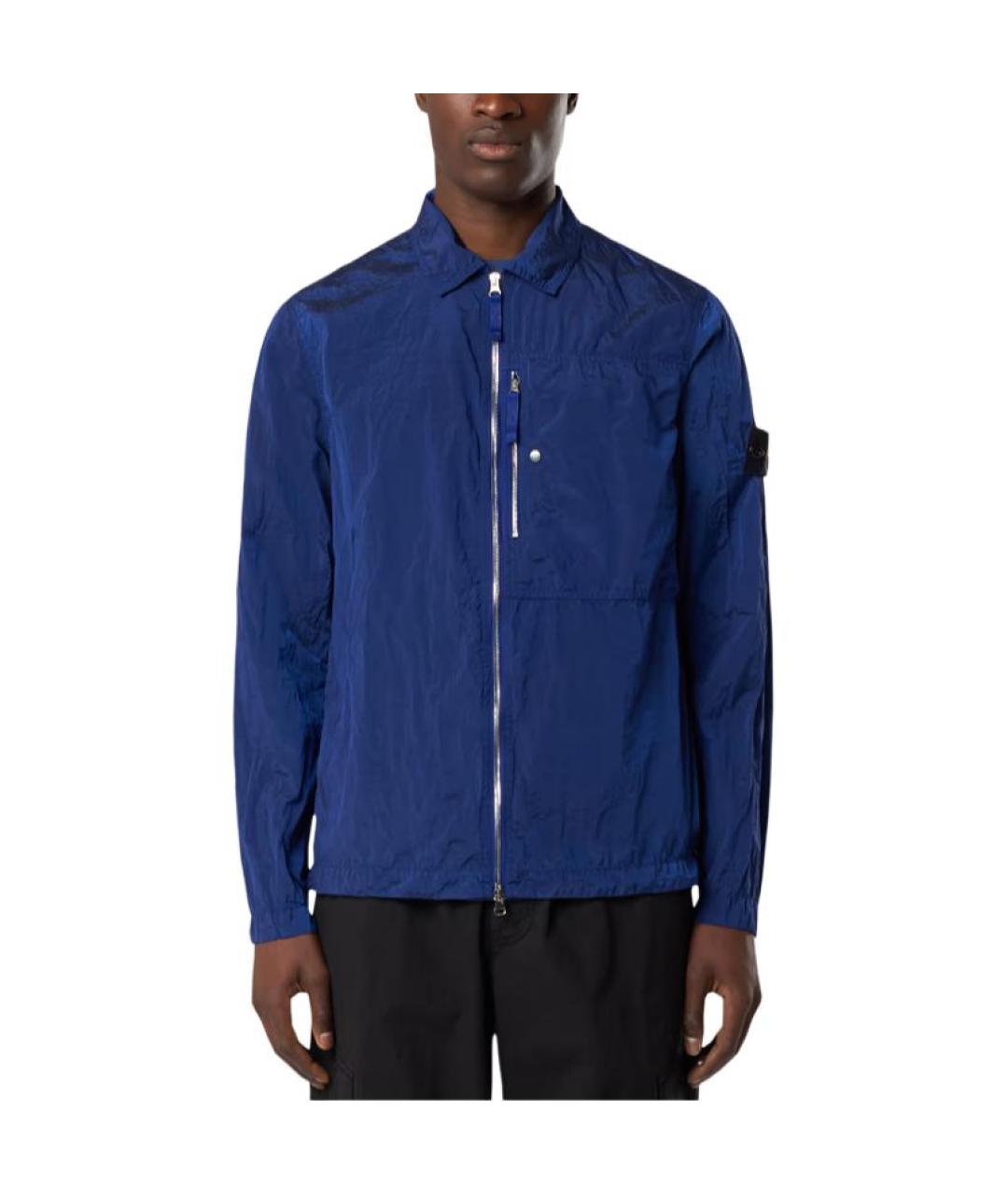 STONE ISLAND Синяя куртка, фото 5