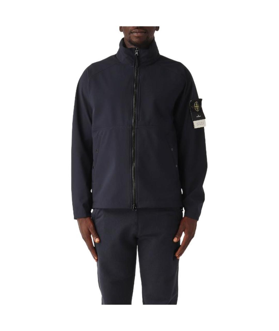 STONE ISLAND Темно-синяя куртка, фото 4