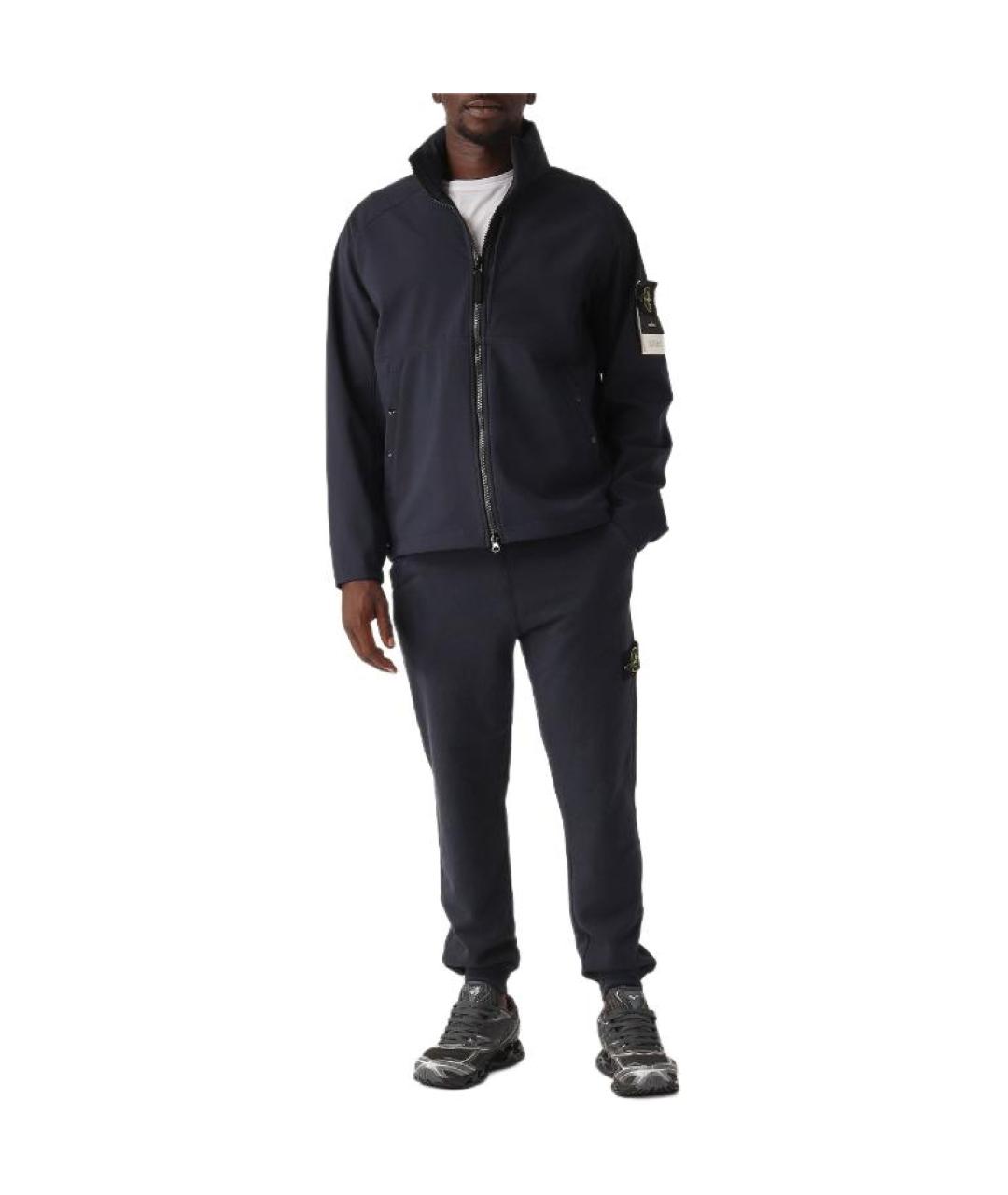 STONE ISLAND Темно-синяя куртка, фото 5