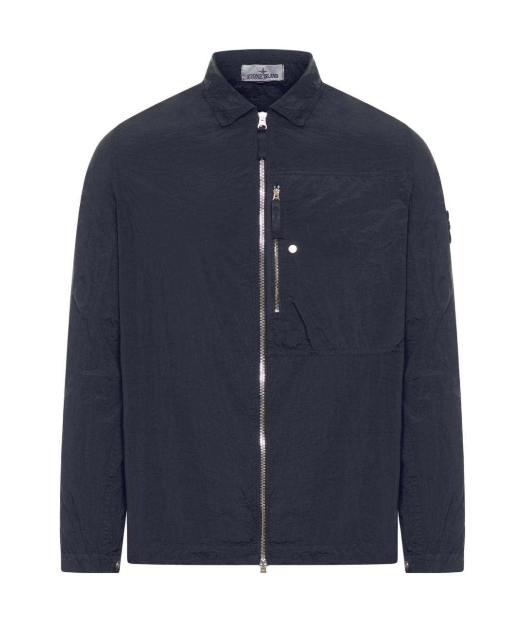 STONE ISLAND Темно-синяя куртка, фото 1