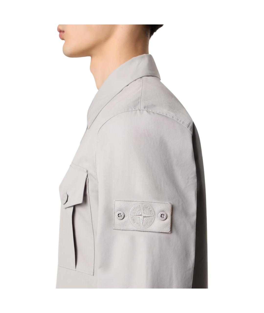 STONE ISLAND Серая куртка, фото 5