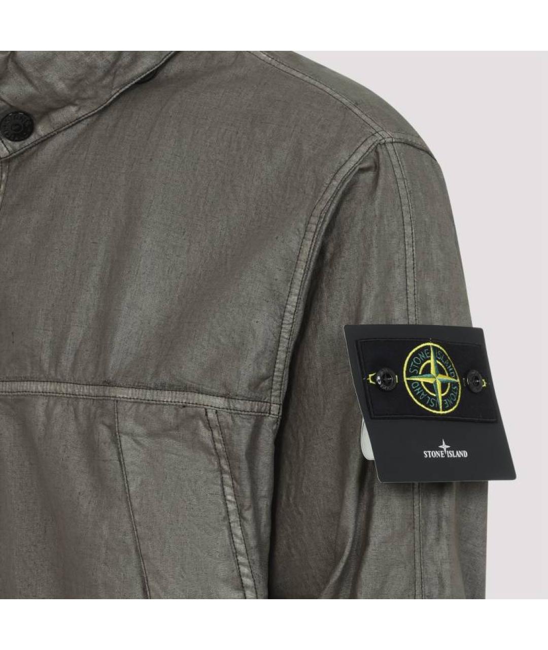 STONE ISLAND Зеленая куртка, фото 4
