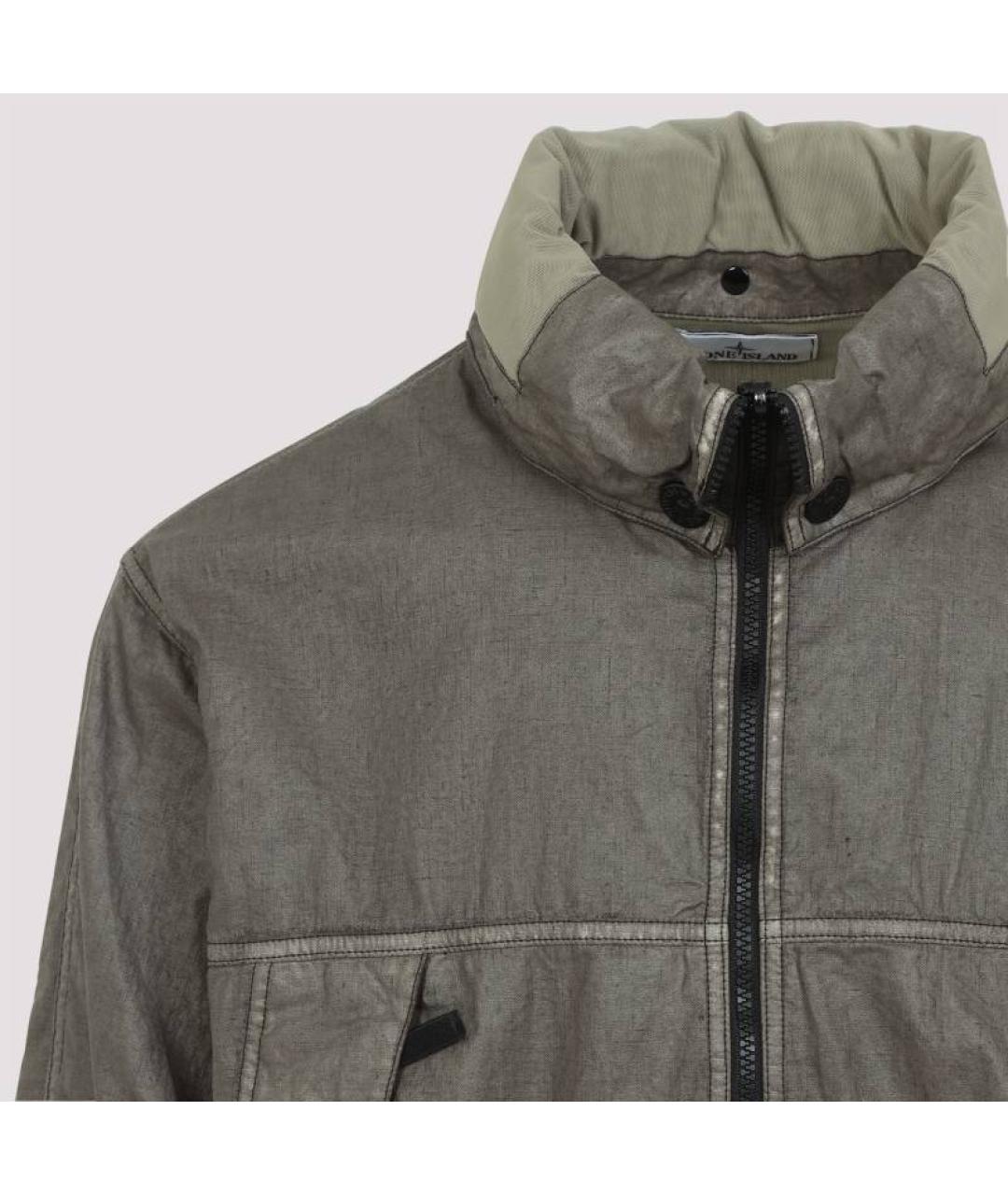 STONE ISLAND Зеленая куртка, фото 3