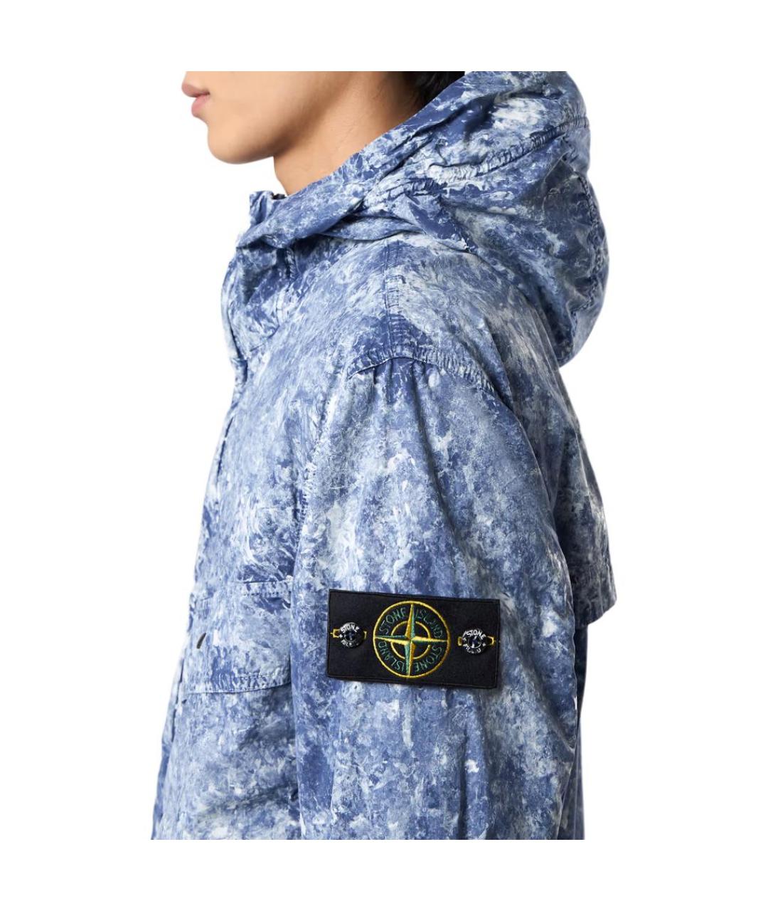 STONE ISLAND Синяя куртка, фото 4